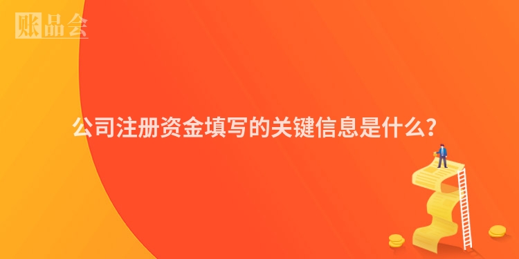 公司注册资金填写的关键信息是什么？